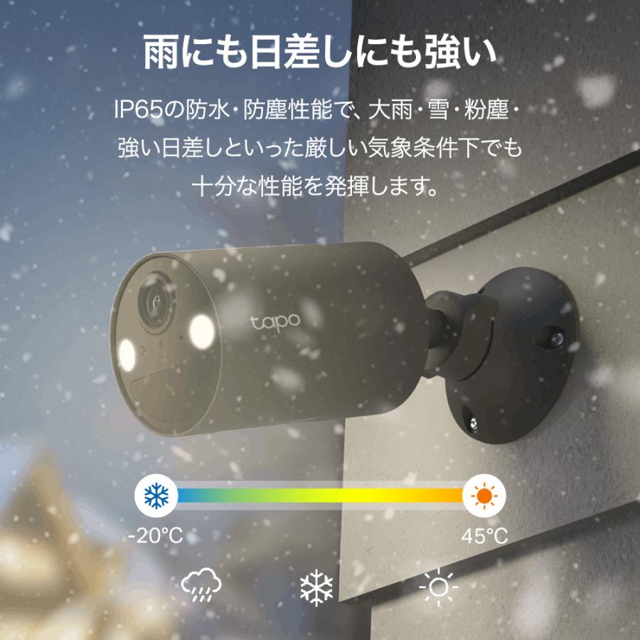 TP-Link 防犯カメラ 屋外 家庭用 wifi ソーラー 対応 電池式 2K 300万
