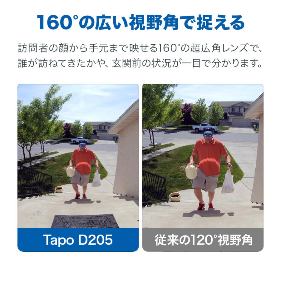 TP-Link 300万高画素 ワイヤレス インターホン カメラ付き スマホ連動