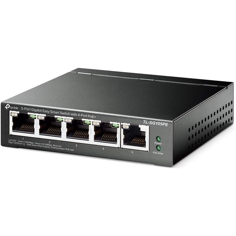 TP-Link TP-Link 5ポート ギガビット イージースマートスイッチ(4 PoE+