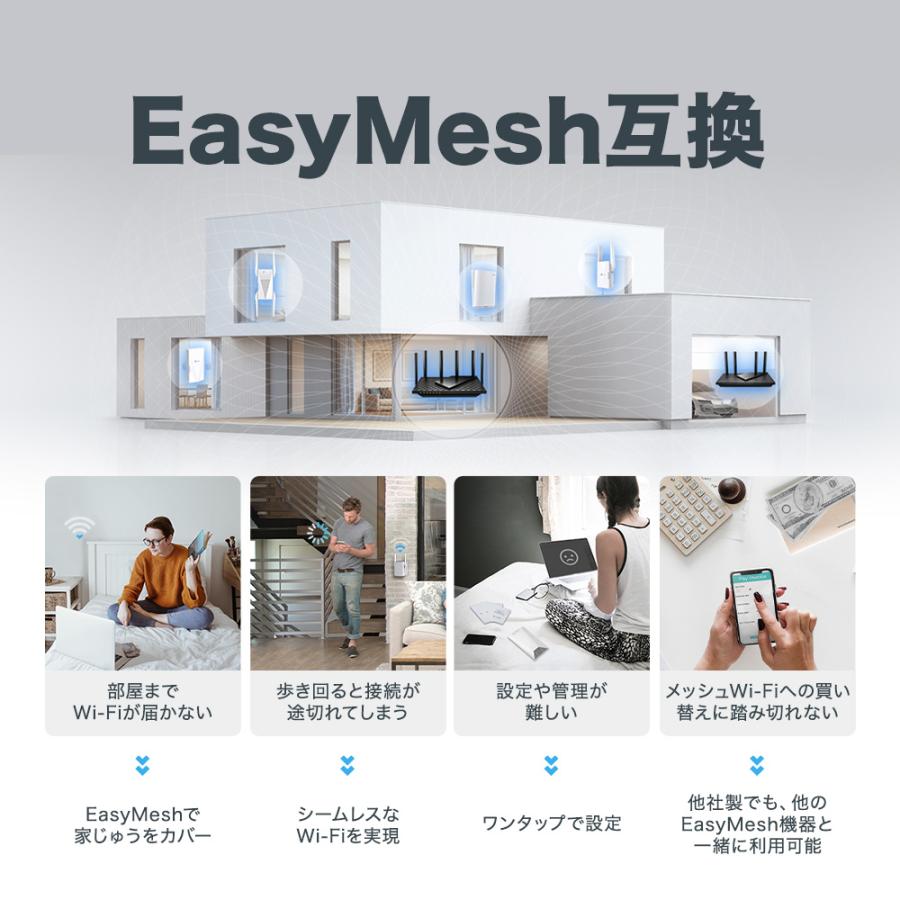 TP-Link 究極WiFi7 AIメッシュ 5760+2880+574Mbps BE9300 2.5 TP-Link 究極WiFi7 AIメッシュ 5760+2880+574Mbps BE9300 2.5