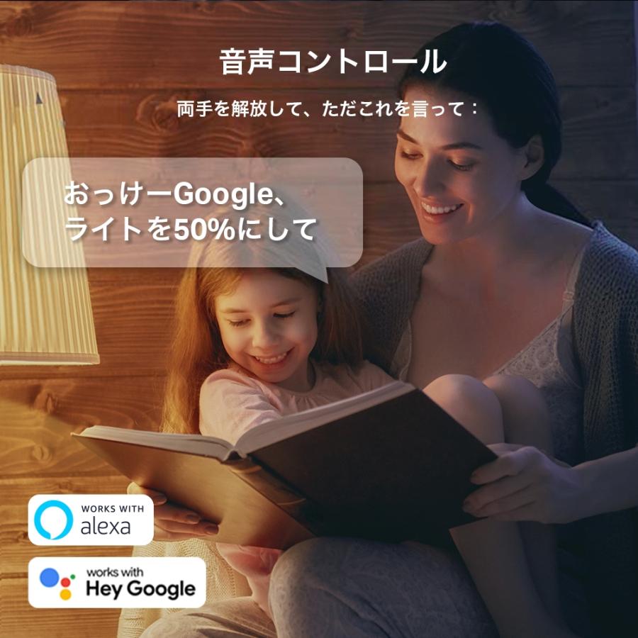 WiFi スマート LED ランプ マルチカラー E26 800lm Echo シリーズ
