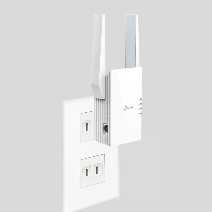 Wi-Fi6 対応(11AX) 1800Mbps 無線LAN中継器 1201Mbps+574Mbps AX1800 3