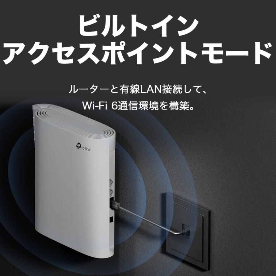TP-Link 【中継器最上王者】 WiFi6 (11AX) 無線LAN中継器 4804+ TP-Link 【中継器最上王者】 WiFi6 (11AX) 無線LAN中継器 4804+