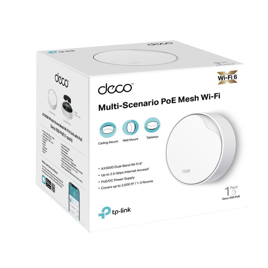 TP-Link 【1500円クーポン PoE対応】Wi-Fi6対応 メッシュWi-Fi TP-Link 【1500円クーポン PoE対応】Wi-Fi6対応 メッシュWi-Fi