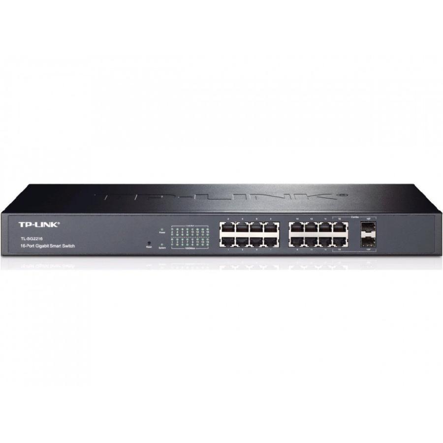 TP-Link 16ポートスイッチングハブ ギガビット金属筐体 19インチ 