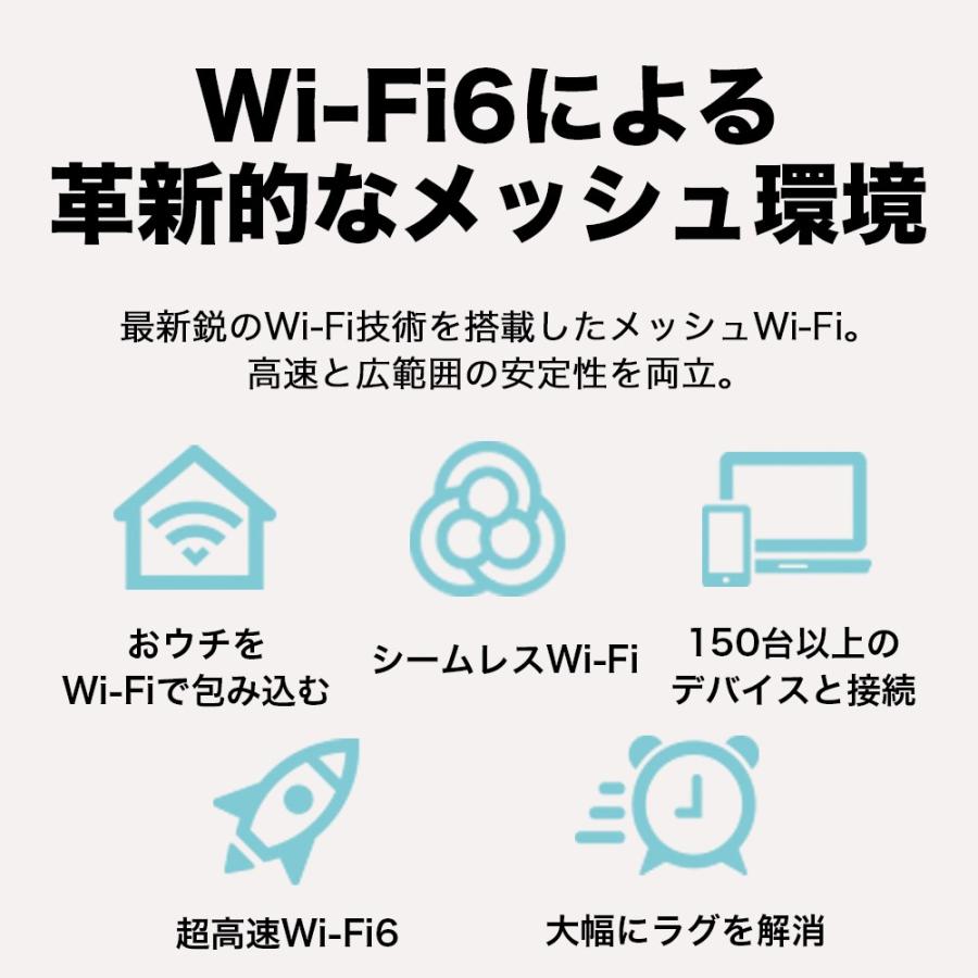 「ASCII BESTBUY AWARD2020Wi-Fi6 11ax対応メッシュWi-Fiシステム Deco X20 3ユニット 1201Mbps+574Mbps AX1800 Wi-Fiの死角をゼロに 3年保証｜tplink｜06