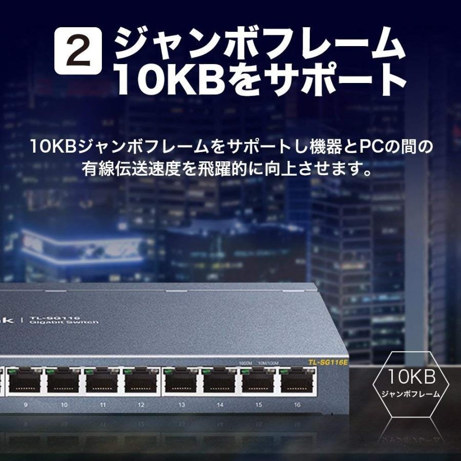 ぴっぷ　TP M TP-Link 16ポート ハブ スイッチングハブ 10/100/1000Mbps 管理