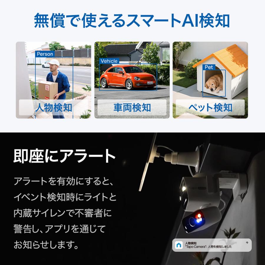 TP-Link 【レビュー特典】合計1600万画素 2眼レンズ 800万画素×800万