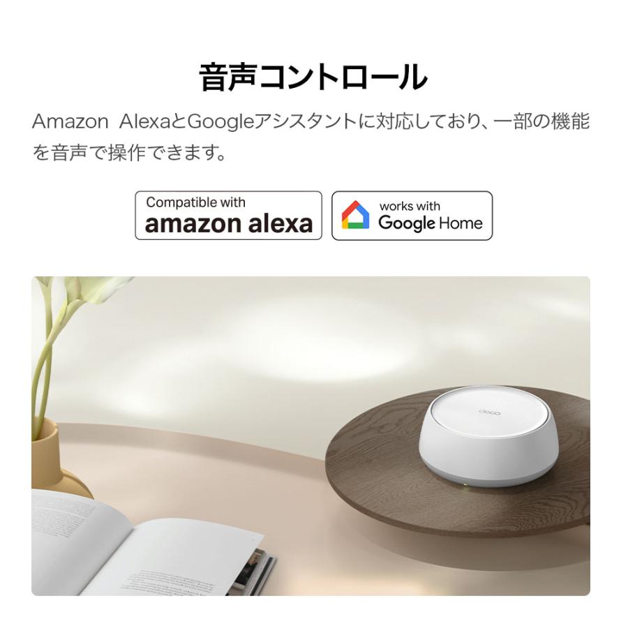 TP-Link WiFi7 AIメッシュ 2882+688Mbps TP-Link BE3570 2台 2.5Giga