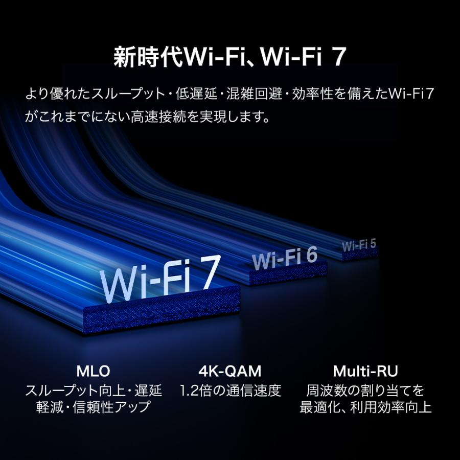 TP-Link WiFi7 無線LANルーター WiFi7 wifiルーター 10Gigaポート 5764