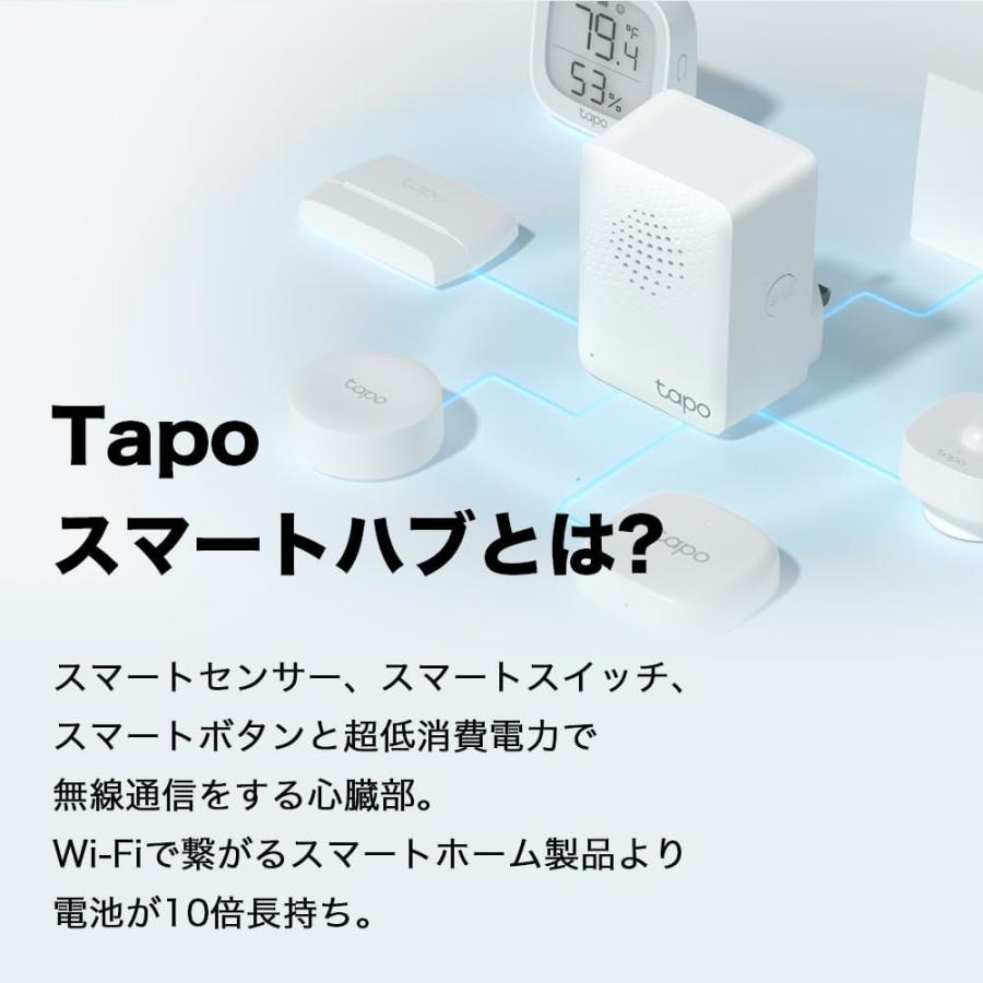 【新発売】TP-Link Tapo スマートホーム スマートボタン スターターキット 【スマートボタン Tapo S200B 】x1 ＋ 【スマートハブ Tapo H100】x1｜tplink｜10