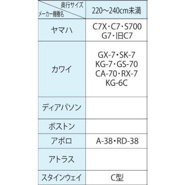 グランドピアノ用 ピアノカバー クリーム系 地模様水玉柄【220〜240cm未満サイズ】MC_3