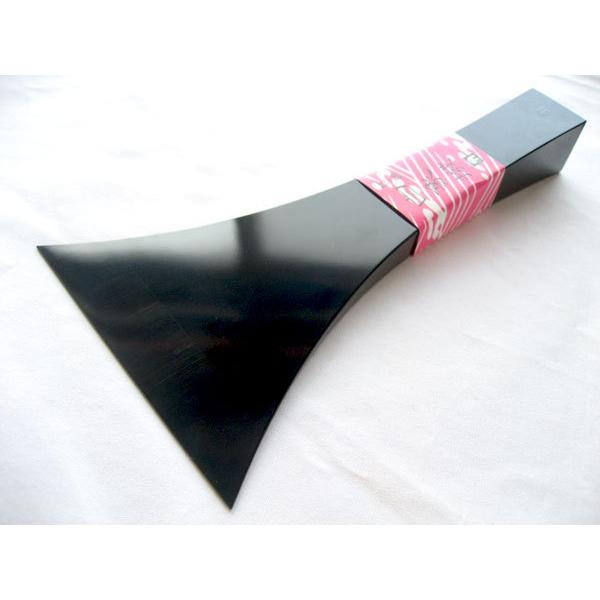 三味線撥(三味線バチ) 白象 津軽用 【14号 黒】 重さ140g 練習用