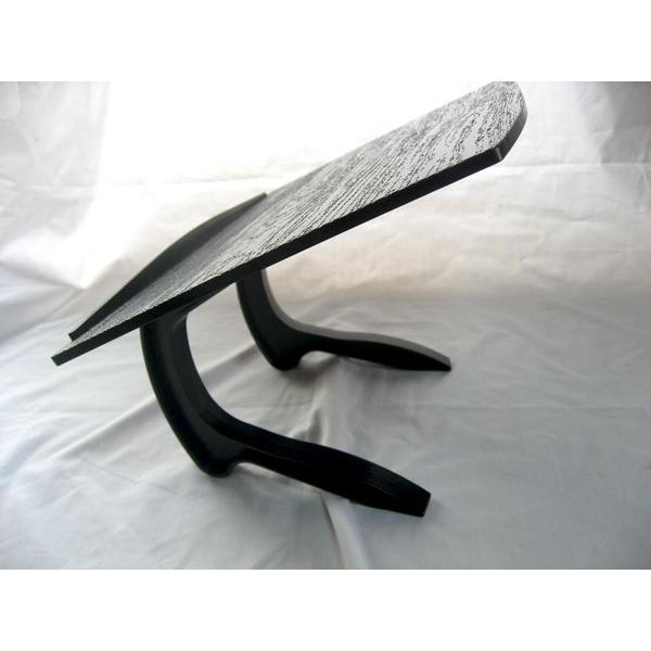 邦楽用 組み立て式座奏用見台(譜面台) 樹脂製 ケース付き 黒色