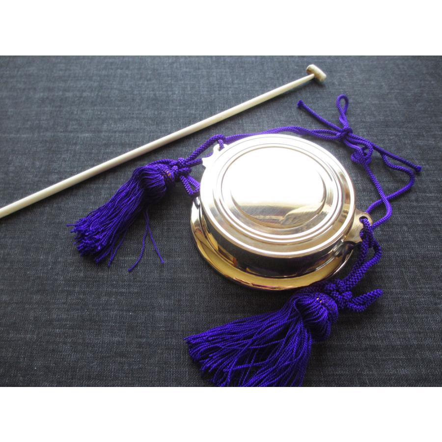 摺り鉦(摺鉦/チャンチキ/チャンギリ/当たり鉦) 4.5寸(約13.6cm) 約600g