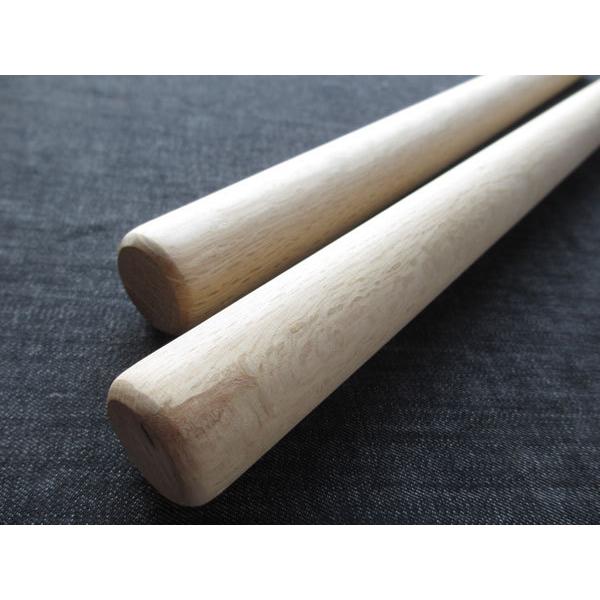 太鼓バチ(太鼓ばち) 樫材 長さ42.4cm 直径3cm NO.1 重く堅く折れにくい