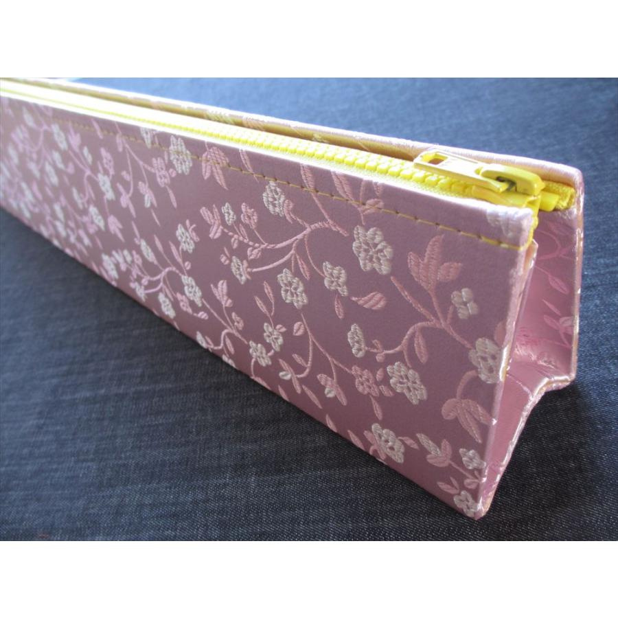 17絃 琴柱入れ(箏柱入れ/琴柱ケース) 三角 46cm チャック式 003