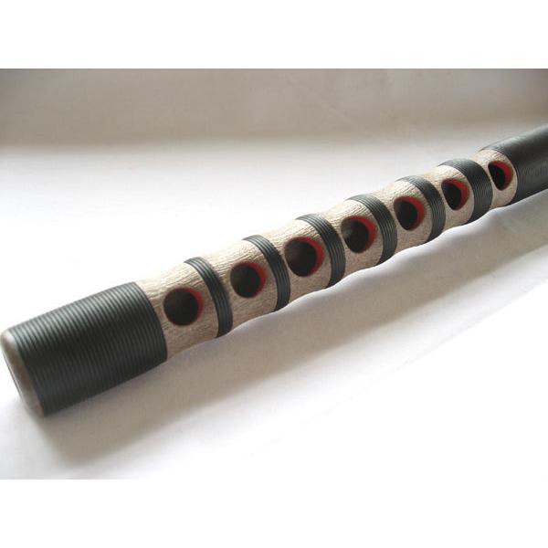 雅楽 横笛 龍笛(竜笛) 入門用 樹脂製【黒巻 ノーマル】 : TPmusic