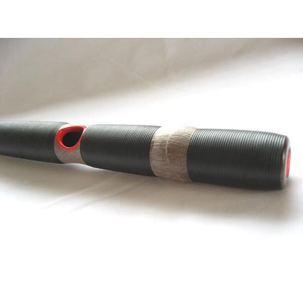 雅楽 横笛 龍笛(竜笛) 入門用 樹脂製【黒巻 440hz 手穴小】 : TPmusic