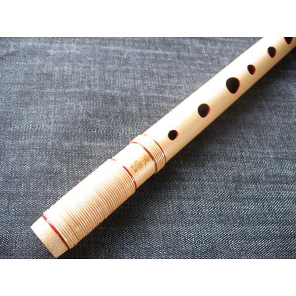 篠笛入門3点セット 篠笛(しの笛)横笛 東雲 籐両巻 7穴 8本調子(C調