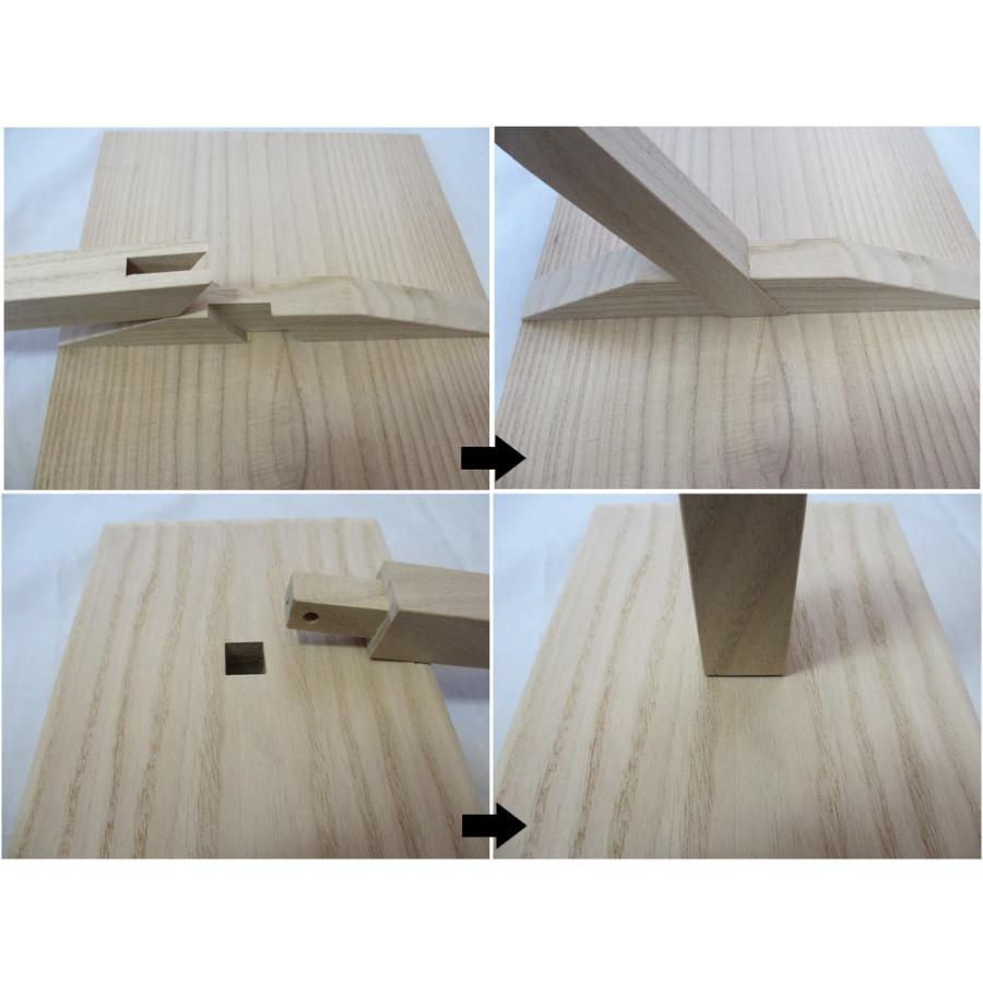 邦楽用 組み立て式座奏用見台(譜面台) 一本足見台 総桐製 日本製