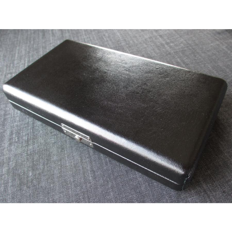 津軽三味線用撥入れ(バチ入れ) 2丁用 箱型 合皮 黒色 : TPmusic ヤフー