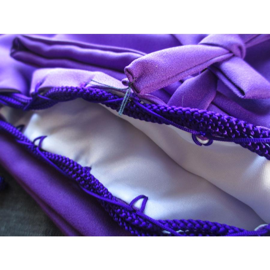 三味線三ツ組袋(三つ袋) 三味線ケース アムンゼン素材 紫色 日本製