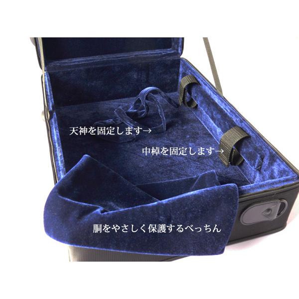三味線ケース 地唄・長唄三味線ケース(三ツ折三味線ケース/三つ折り