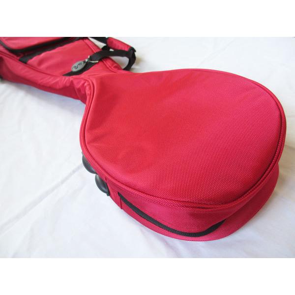 三味線ケース 1680D 太棹/津軽三味線ケース(ソフトケース) 【エンジ色