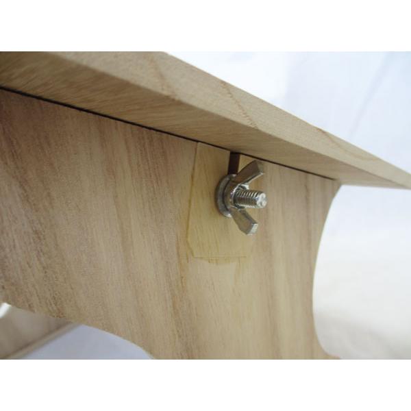 邦楽用(三味線・お琴など) 組み立て式 座奏用すかし見台(譜面台) ねじ