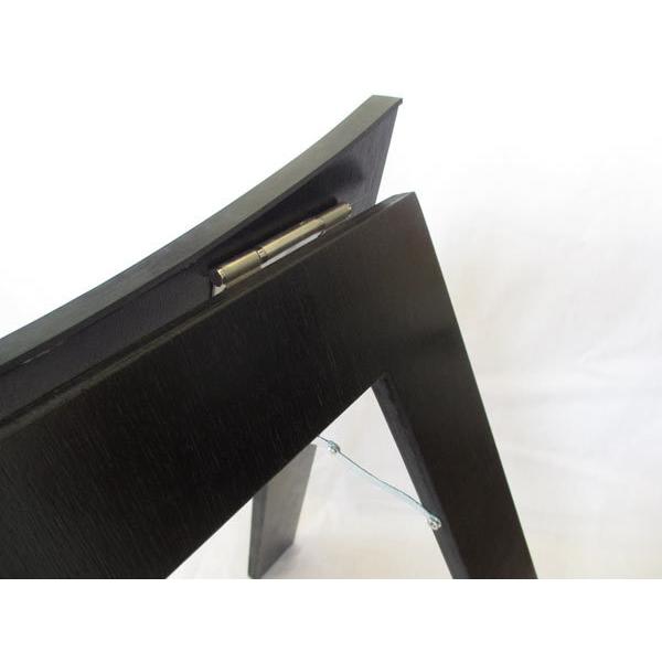 13絃用 お箏立奏台 A型箏台(A型琴台) ケース付 湾曲型 +スチール譜面台