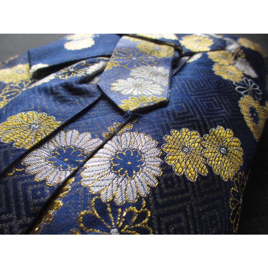 13絃用 琴袋(丸袋) 青系柄物