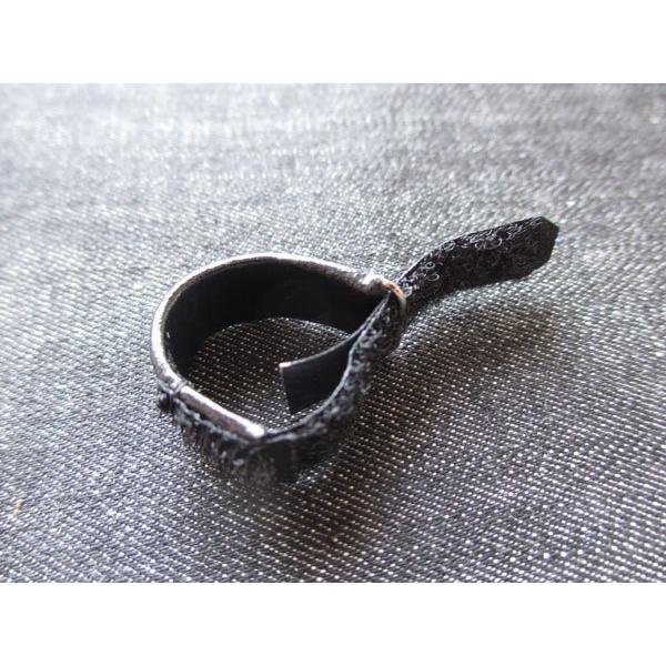 生田流 プラスチック琴爪 中+マジックテープ式爪輪セット 小中学生用