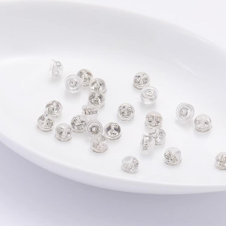 ピアス キャッチ 落ちにくい キャッチャー 金属アレルギー対応 ダブルロック G18K サージカルステンレス316L シリコン製 ゴールド ピンクゴールド シルバー |  | 05