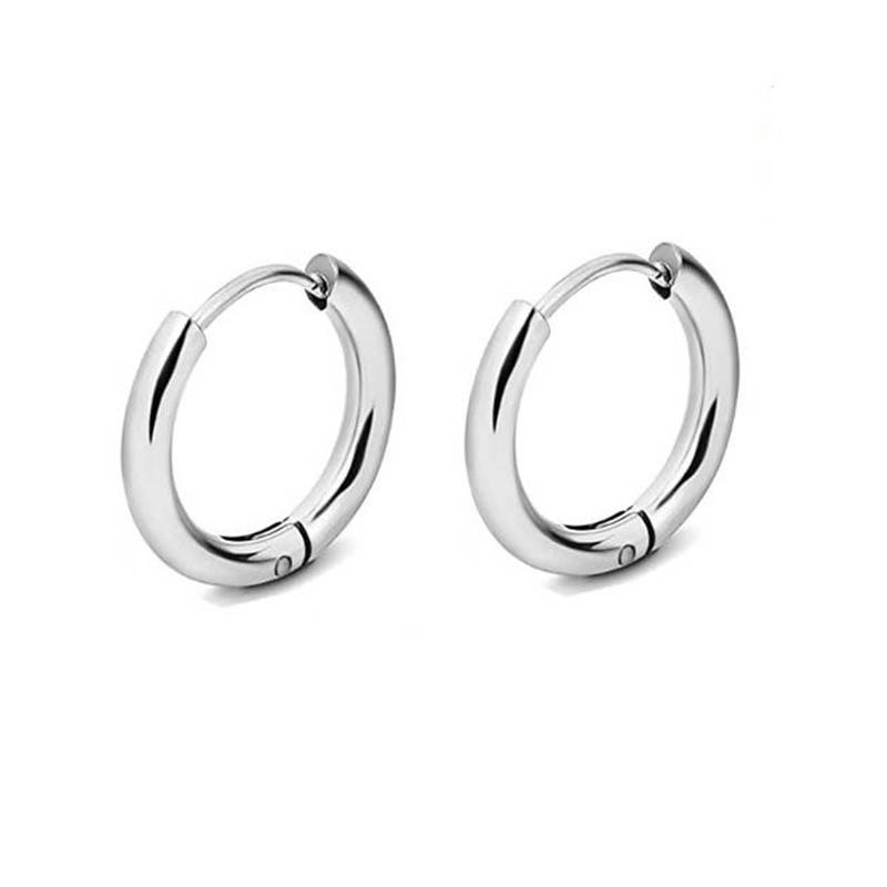 フープピアス 小さめ 大きめ 金属アレルギー対応 メンズ レディース 両耳用 2個セット 14G 12G 10G サージカルステンレス |  | 01