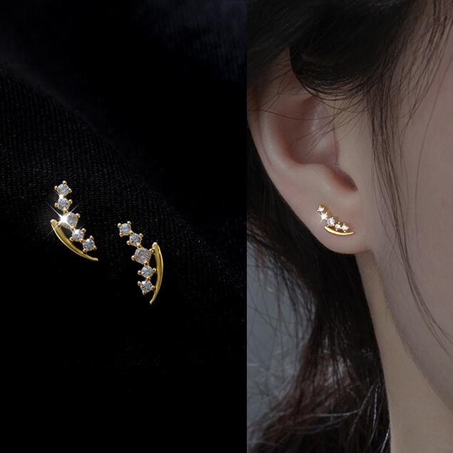 ピアス 18金 アレルギー対応 レディース 小さめ 流れ星 星 セカンドピアス ファーストピアス プレゼント 仕事 | 
