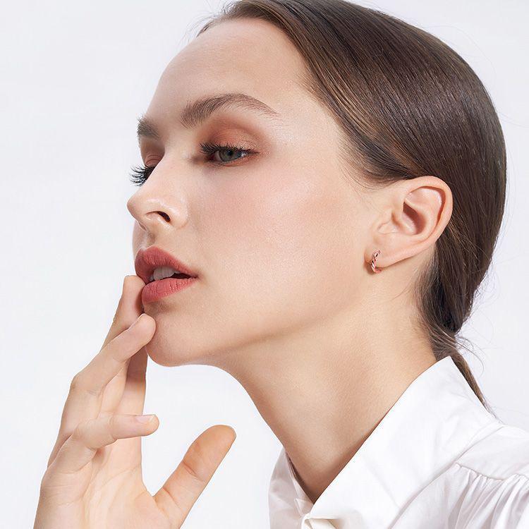 フープピアス 小さめ 金属アレルギー ゴールド ツイストピアス シルバー925 シルバー ピンクゴールド 人気 かわいい おしゃれ レディース リングピアス |  | 09