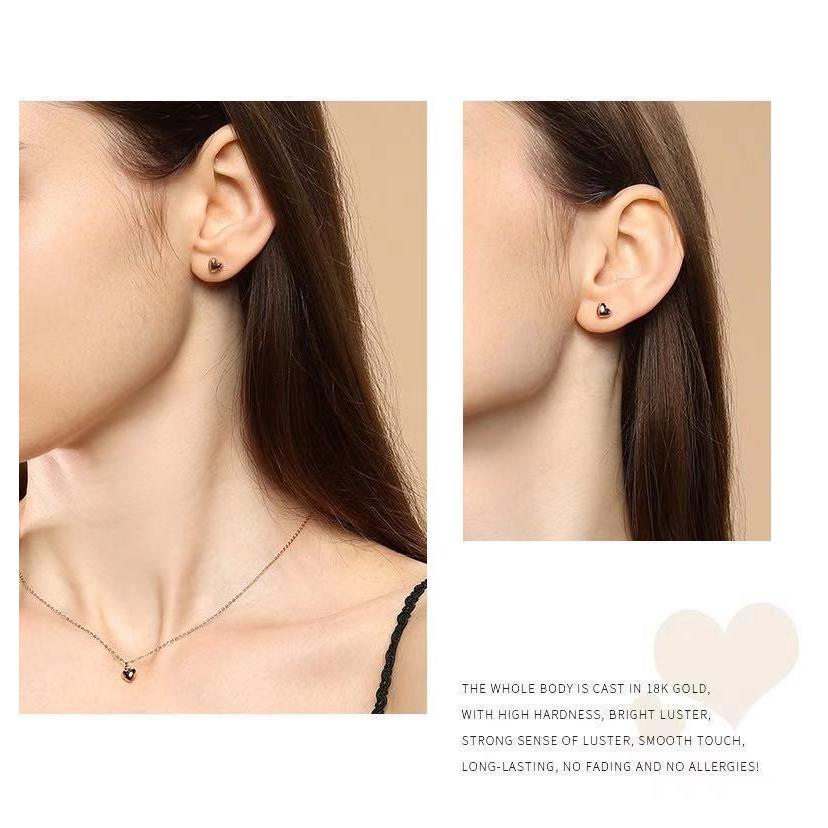 ピアス レディース 小さめ ハート 18K アレルギー対応 シルバー 925 ピンクゴールド レディース かわいい おしゃれ プレゼント 仕事 |  | 03