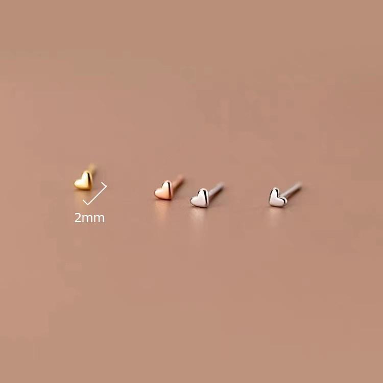 ピアス レディース 小さめ ハート 18K アレルギー対応 シルバー 925 ピンクゴールド レディース かわいい おしゃれ プレゼント 仕事 |  | 06