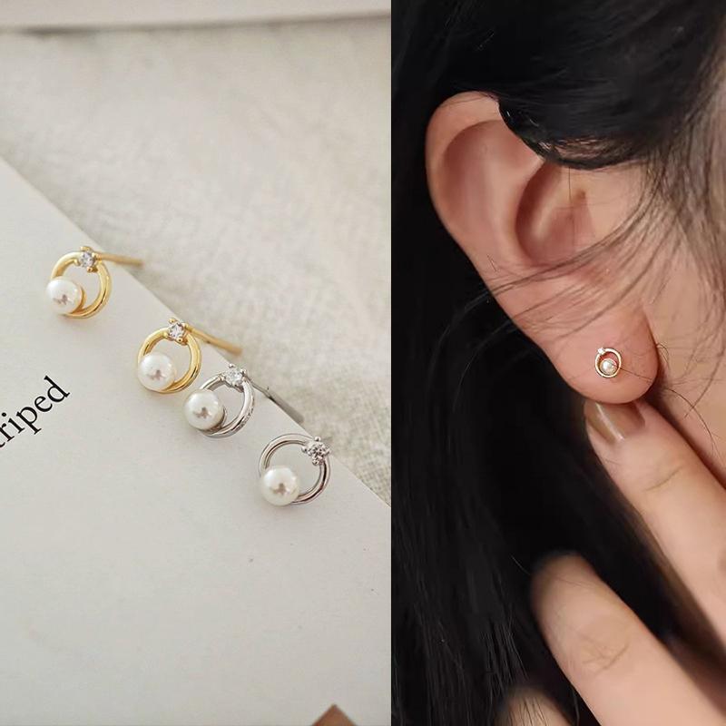 フープピアス 小さめ 金属アレルギー対応 ゴールド シルバー ツイスト