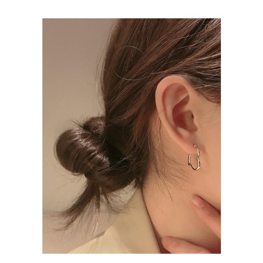 フープピアス レディース 18K シルバー925 金属アレルギー対応 ハート オープンハート セカンドピアス ファーストピアス スナップ 仕事 プレゼント |  | 06