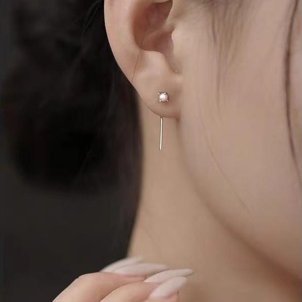 ピアス 18金 パール アレルギー対応 レディース チェーン 1粒 一粒 アメリカンピアス 揺れる 仕事 プレゼント |  | 10