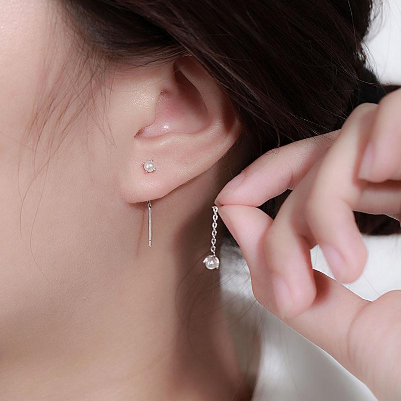 ピアス 18金 パール アレルギー対応 レディース チェーン 1粒 一粒 アメリカンピアス 揺れる 仕事 プレゼント |  | 09