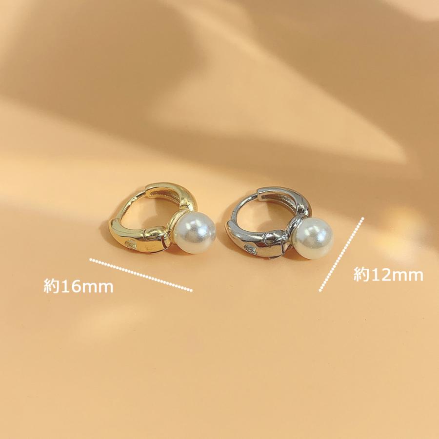 ピアス レディース アレルギー対応 小さめ パール 18K 18金 シルバー925 プチカシュー 透かし 仕事 プレゼント オフィス |  | 11