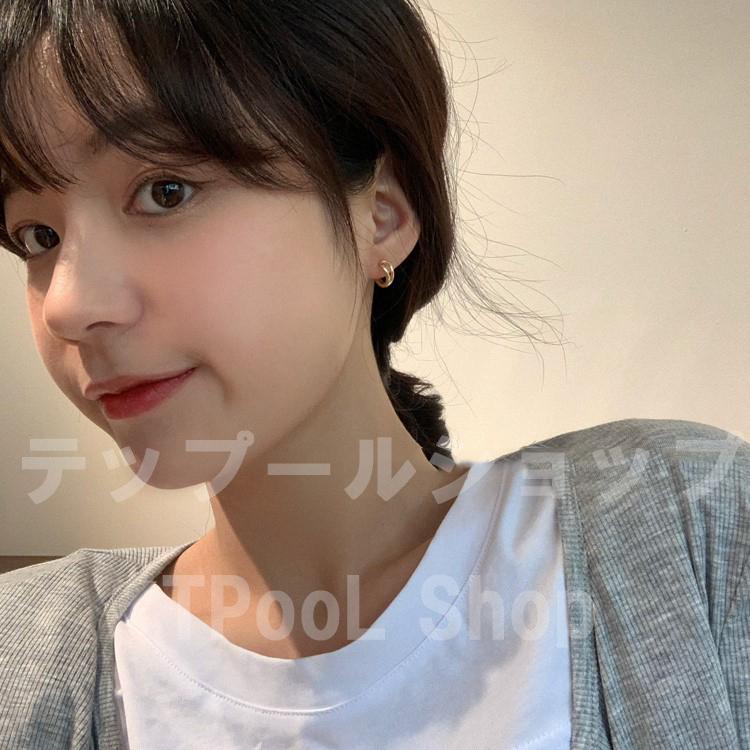 ピアス 18K レディース アレルギー対応 小さめ フープピアス 18金 ゴールド シルバー925 透かし 両耳用 シンプル 仕事 プレゼント |  | 06