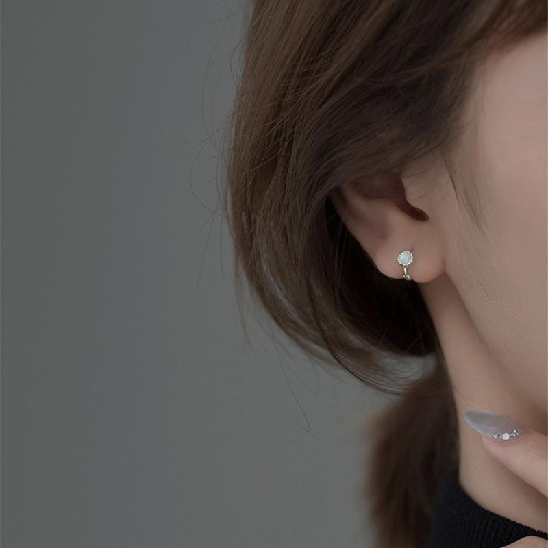 ピアス フープ 18k 小さめ アレルギー対応 オパール 1粒 一粒 仕事 プレゼント |  | 02