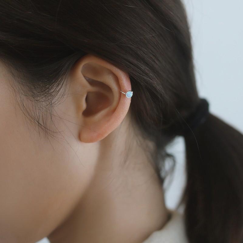 ピアス フープ 18k 小さめ アレルギー対応 オパール 1粒 一粒 仕事 プレゼント |  | 03