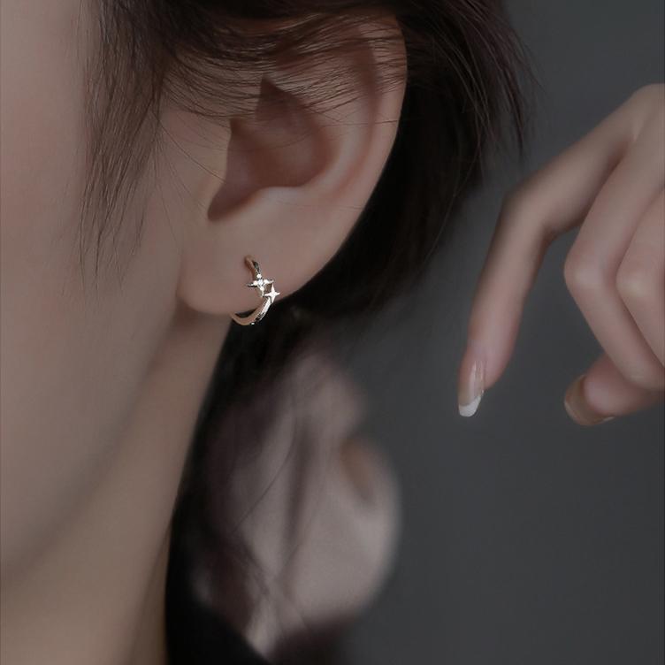 ピアス フープ アレルギー対応 レディース 星 スター 小さめ 仕事 プレゼント |  | 02