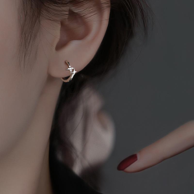 ピアス フープ アレルギー対応 レディース 星 スター 小さめ 仕事 プレゼント |  | 03