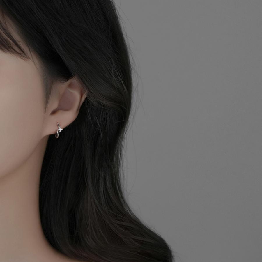 ピアス フープ アレルギー対応 レディース 星 スター 小さめ 仕事 プレゼント |  | 05